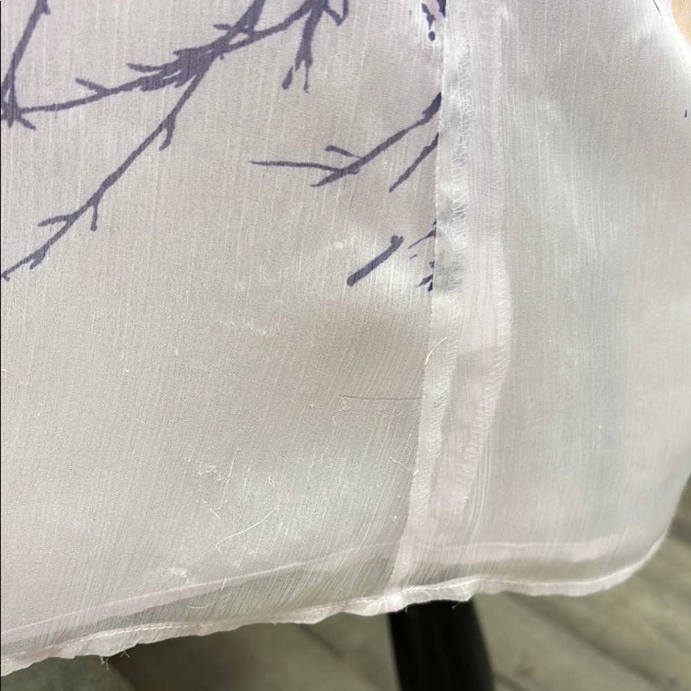 Coldwater Creek Purple Sleeveless Lined Blouse - Picture 8 of 9